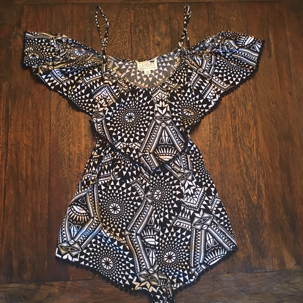 Off The Shoulder Romper NWOT